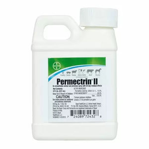 Bayer Permectrin II Animal & Premises Concentrate Poultry Swine Sheep Cattle Horse