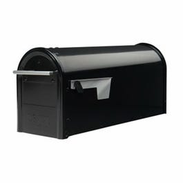 Franklin Post-Mount Mailbox, Black, Standard