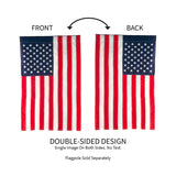 Evergreen American Garden Applique Flag