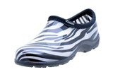 Sloggers Women's Rain & Garden Shoe Zebra Includes Free "Half-Sizer" Insoles!
