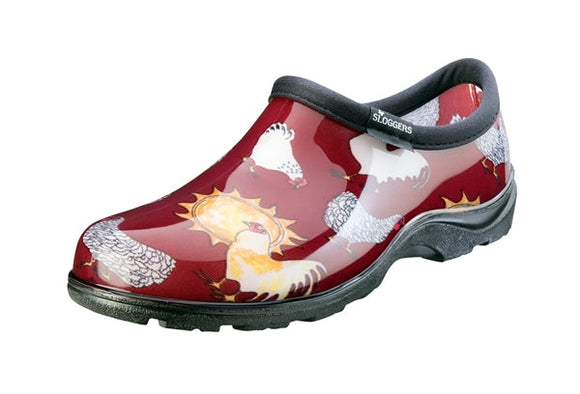 Sloggers Women’s Rain & Garden Shoes Chicken Barn Red