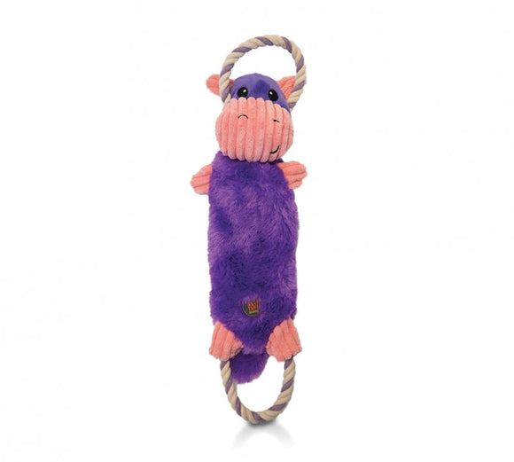 Charming Pet Rip 'Ems Cow Plush Dog Tug Toy