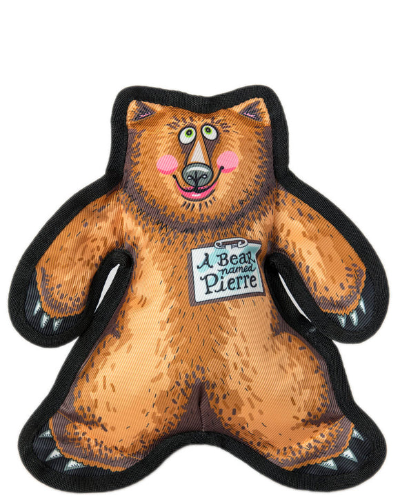 Fuzzu A Bear Named Pierre Dog Toy
