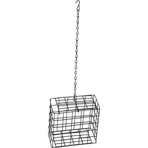 C&S Black 2-Cake Plastic Suet Feeder