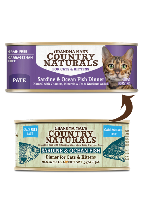 Grandma Mae's Country Naturals Sardine & Ocean Fish Dinner