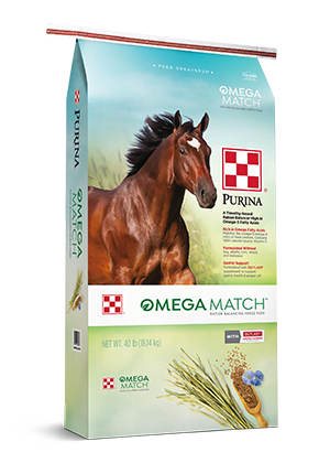 Purina® Omega Match® Ration Balancing Horse Feed (40 lbs)