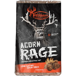 Wildgame Innovations Acorn Rage Lick-N-Brick Mineral Block Deer Attractant, 4lb Block