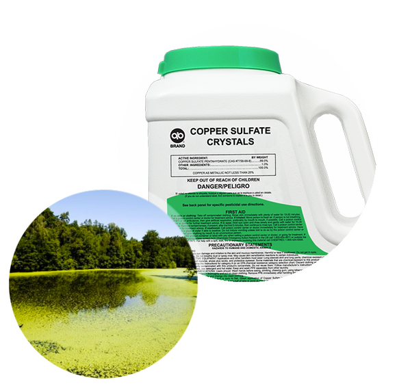 Applied Biochemists Aquatic Algaecide Copper Sulfate Crystals 5 lb