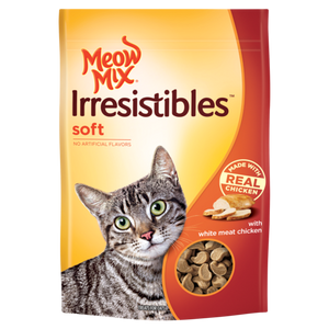 Meow Mix Irresistibles® Soft Cat Treats With White Chicken Meat 3 oz