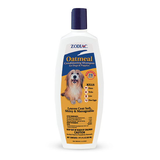 Wellmark International ZODIAC® OATMEAL CONDITIONING SHAMPOO FOR DOGS & PUPPIES