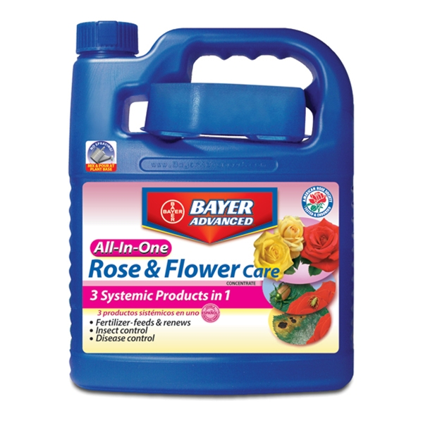 bayer plant fertilizer BAYER ADVANCED ALL-IN-ONE ROSE & FLOWER CARE CONCENTRATE 0.5 GAL - Charlottesville, VA