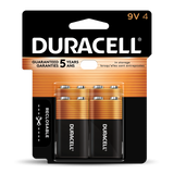 Duracell Coppertop 9V Alkaline Batteries