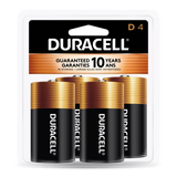 Duracell Coppertop D Alkaline Batteries