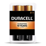 Duracell Coppertop D Alkaline Batteries