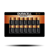 Duracell Coppertop D Alkaline Batteries