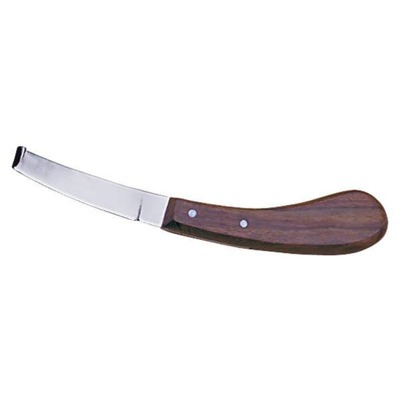 Weaver Leather Right Handed Hoof Knife with Wooden Handle