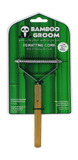 Bamboo Groom Dematting Comb with 17 Stainless Steel Teeth