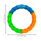 KONG Twistz High Viz Ring Dog Toy