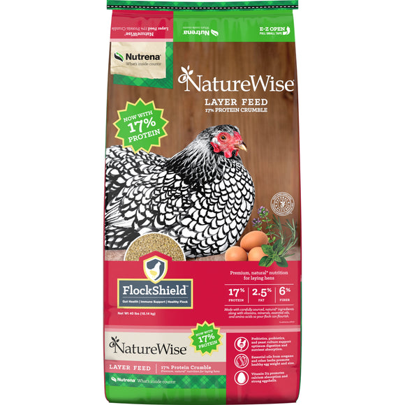 NatureWise® 17% Protein Layer Crumble Poultry Feed