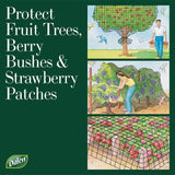 Dalen BIRD-X Protective Black Mesh Netting For Fruit Trees & Berry Bushes