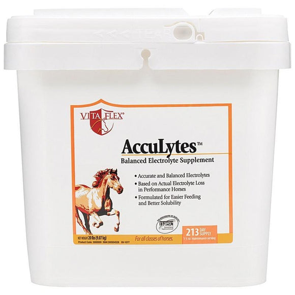 VITA FLEX ACCULYTES COMPLETE ELECTROLYTE FORMULA FOR HORSES