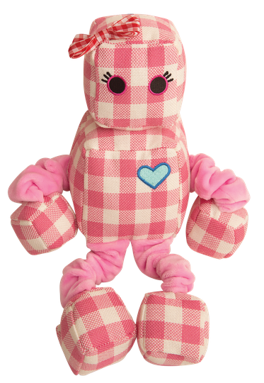 Snugarooz Robbie the Rhino Plush Dog Toy