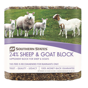 SOUTHERN STATES 24% SHEEP & GOAT BLOCK 33 1/3 LB