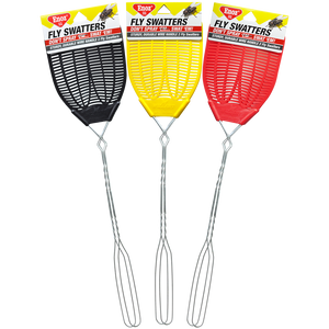 Willert Home Products Enoz Fly Swatter Wire Handled Plastic Assorted Colors