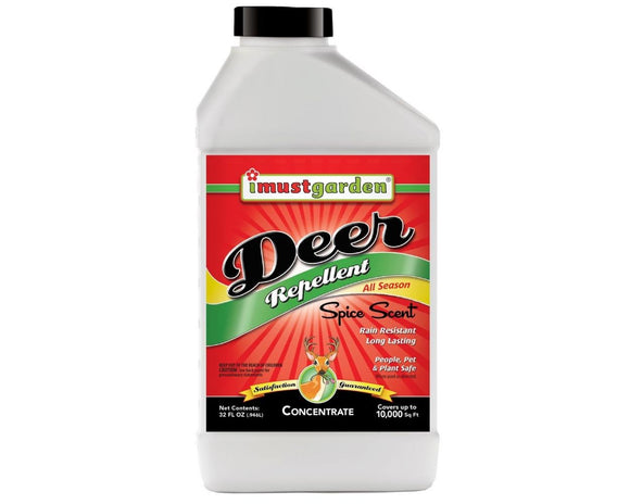 I Must Garden Deer Repellent - Spice Scent 32oz Concentrate