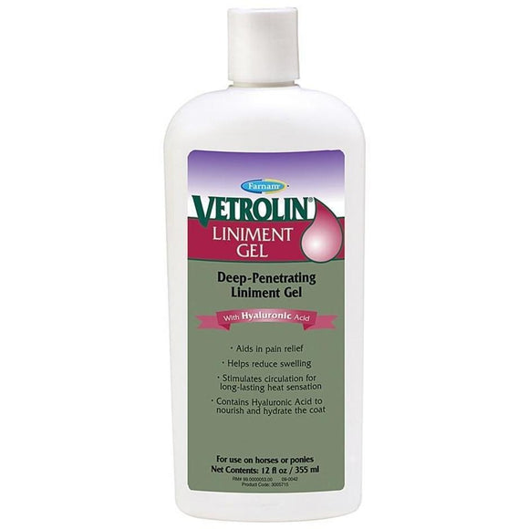VETROLIN LINIMENT GEL WITH HA FOR EQUINE