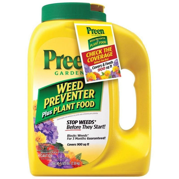PREEN WEED PREVENTER PLUS PLANT FOOD